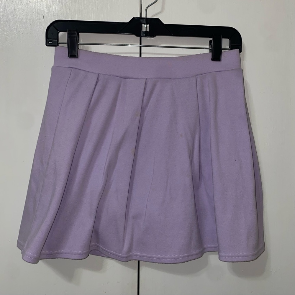 Lavender Pleated Women's Skirt